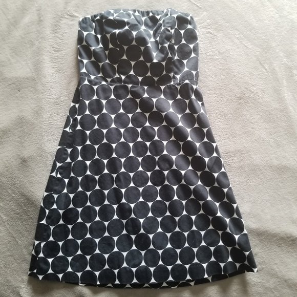 NEW - The Limited Strapless Black and White Dress - Picture 2 of 12